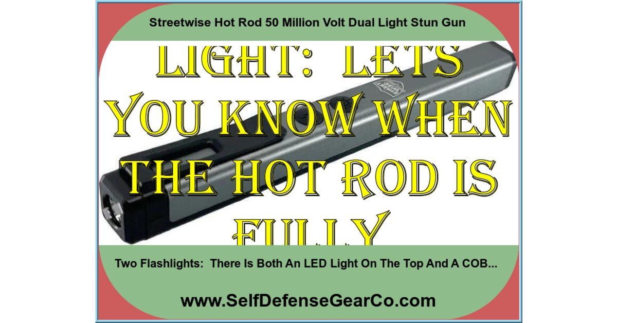 Streetwise Hot Rod 50 Million Volt Dual Light Stun Gun