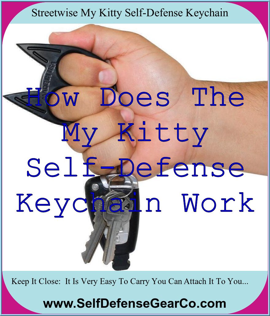 Streetwise My Kitty Self-Defense Keychain
