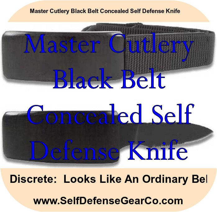 Master Cutlery Black Belt Concealed Self Defense Knife