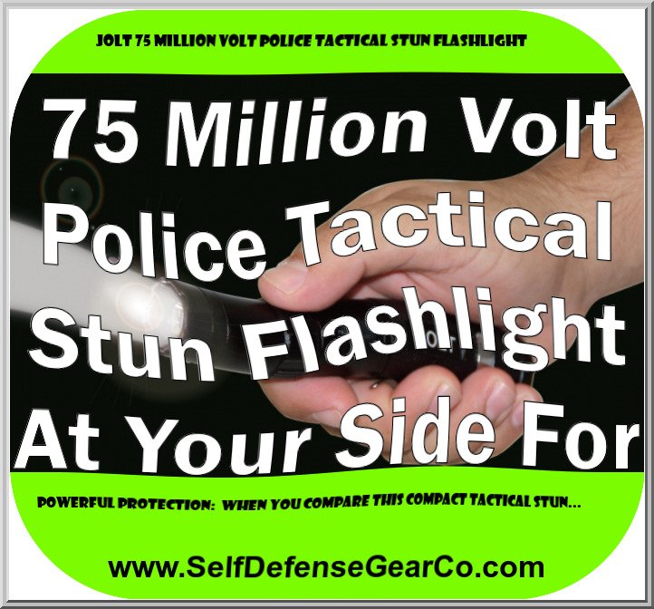 JOLT 75 Million Volt Police Tactical Stun Flashlight