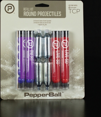 PepperBall TCP Round Refill Kit w/CO2 Cartridges