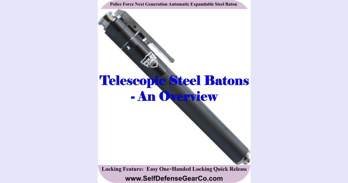 Police Force Next Generation Automatic Expandable Steel Baton