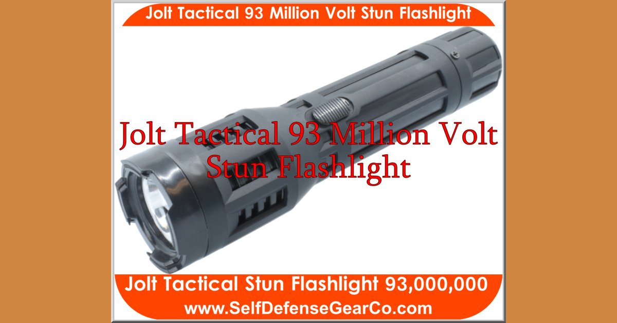 Jolt Tactical 93 Million Volt Stun Flashlight