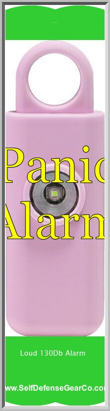 Personal Panic Alarm 130dB and Strobe