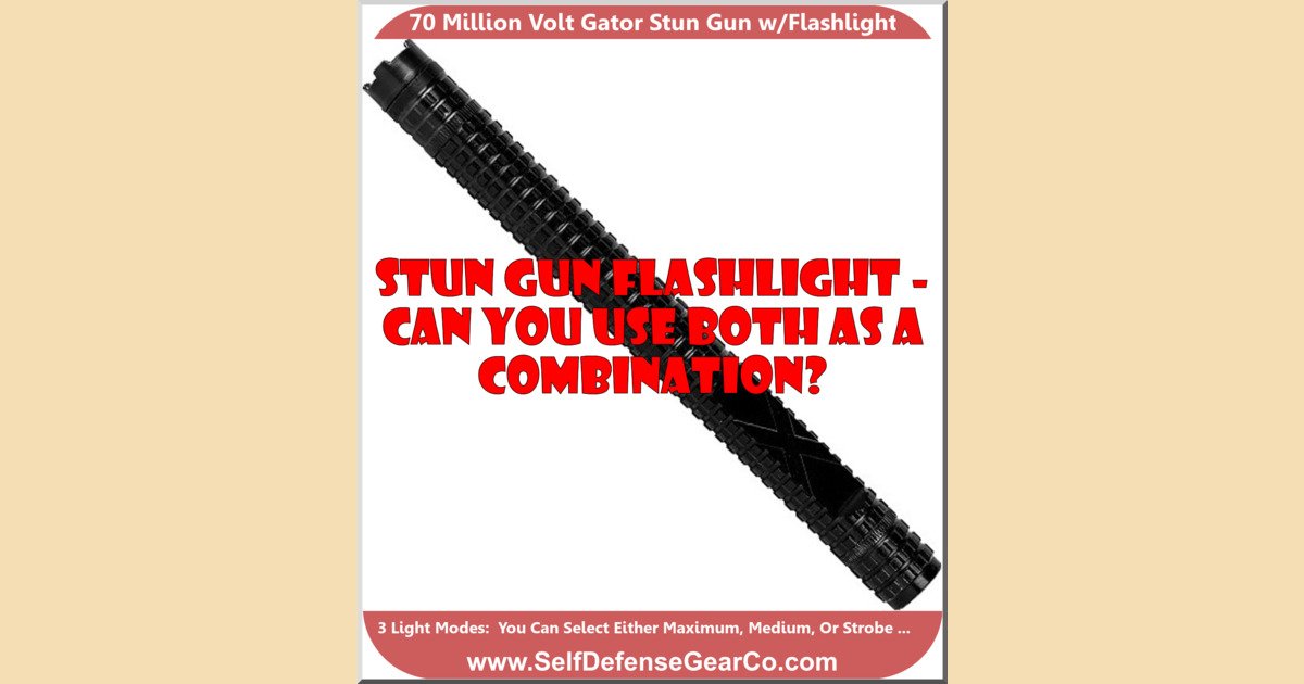 70 Million Volt Gator Stun Gun w/Flashlight